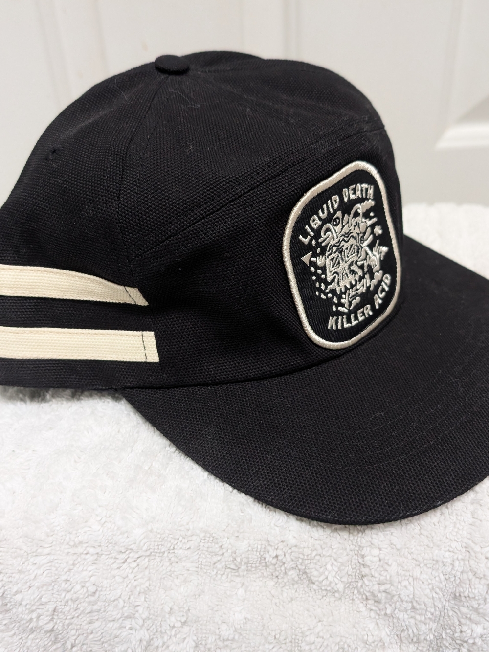 Liquid Death Murder Your Thirst Logo Hat Snapback Adjustable Cap